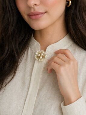 Pair Button Covers | Upcycled Vintage | Handmade